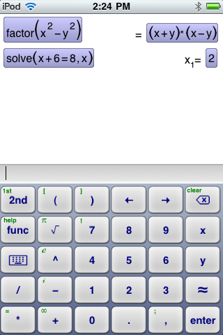 algebraic symbolic calculator